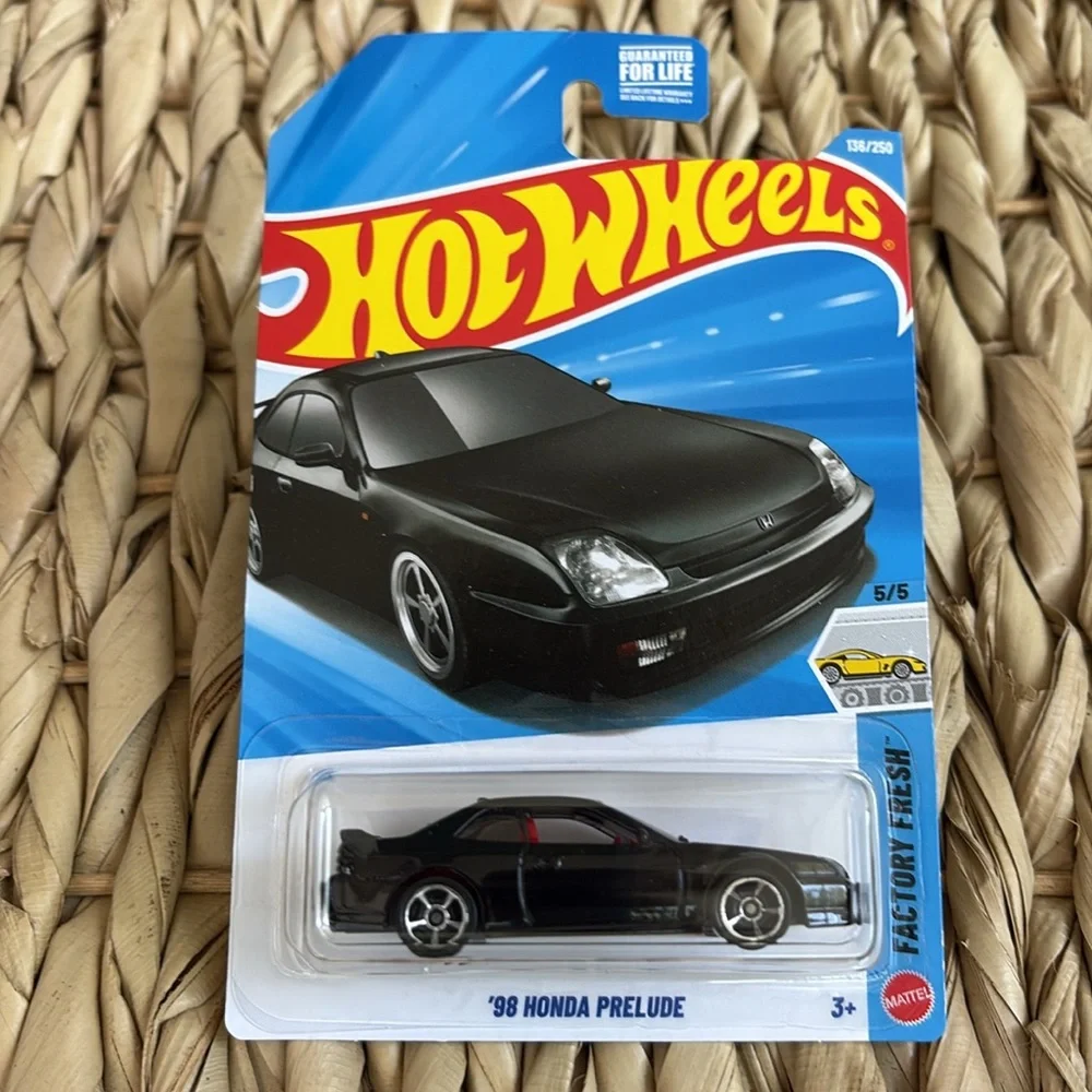 Hot Wheels 98 Honda Prelude 1998 Black 90s Car Hotwheels Factory Fresh New 2026